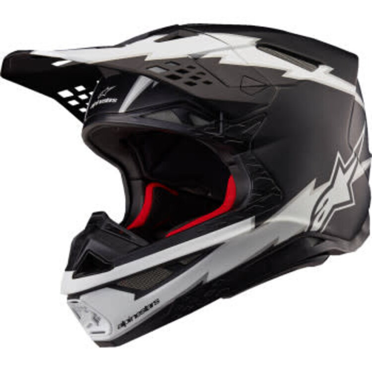 ALPINESTARS S-M10 HELMET AMPRESS BLACK/WHITE MATTE