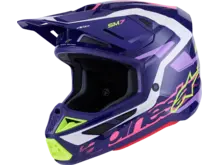 ALPINESTARS S-M7 Helmet - Deed - Gloss Purple/Pink