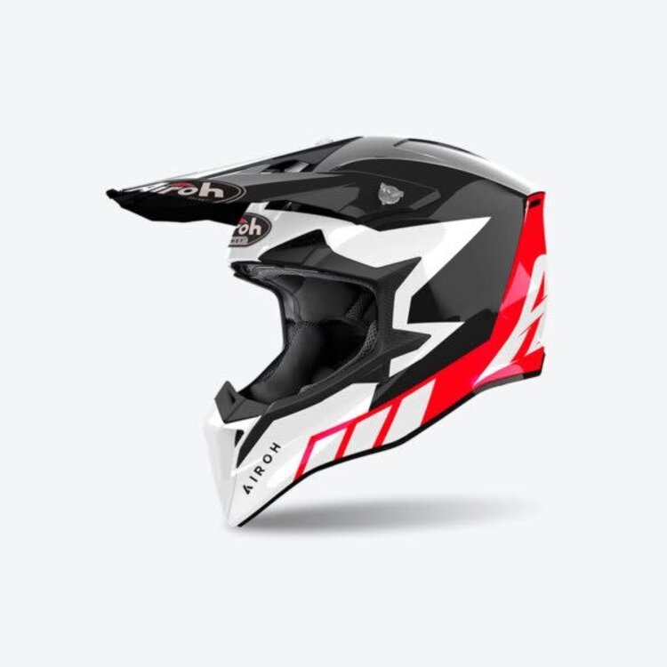 AIROH WRAAAP HELMET RELOADED RED GLOSS MED.
