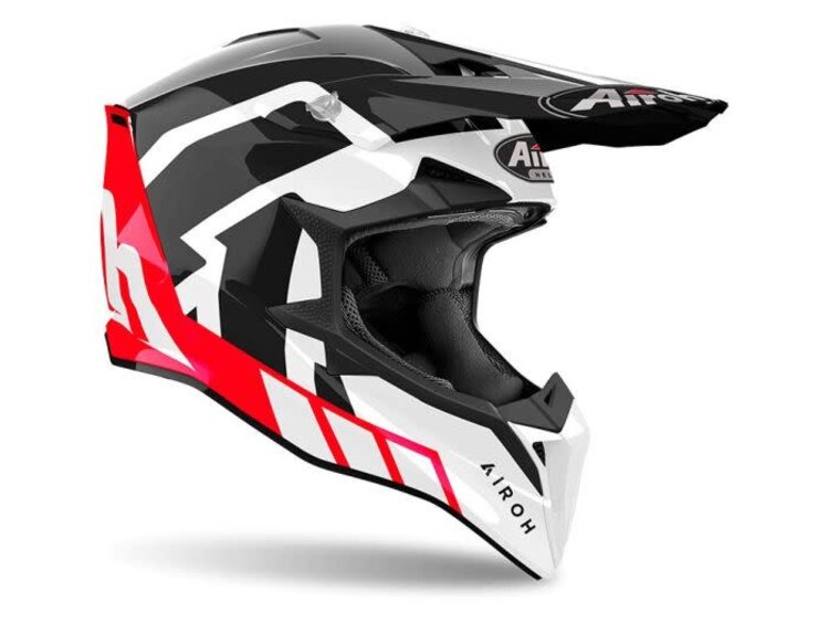AIROH WRAAAP HELMET RELOADED RED GLOSS MED.