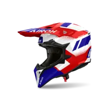 AIROH WRAAAP HELMET VISION BLUE / RED GLOSS MED.