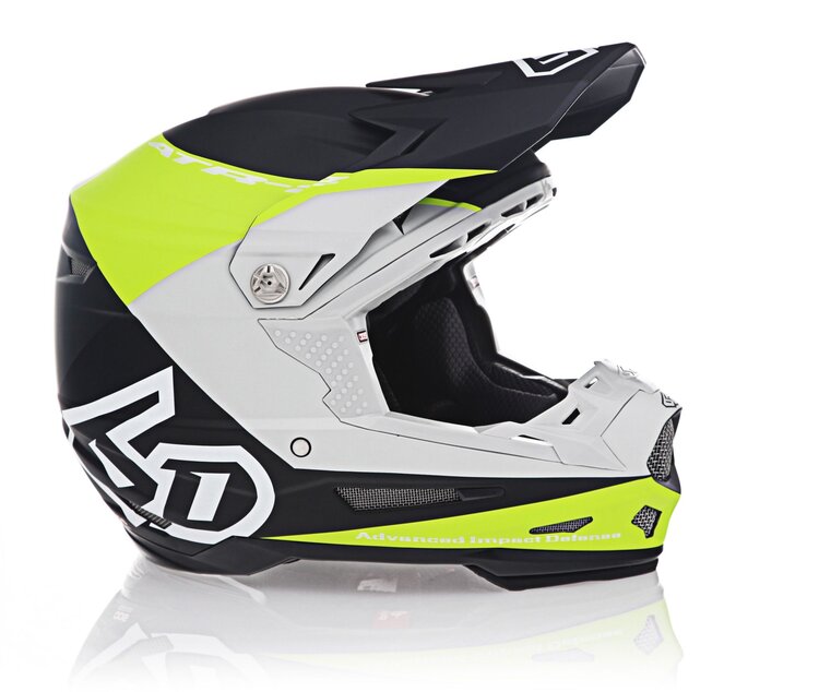 6D HELMETS ATR-2 Helmet Quadrant Yellow/Black/Grey SM