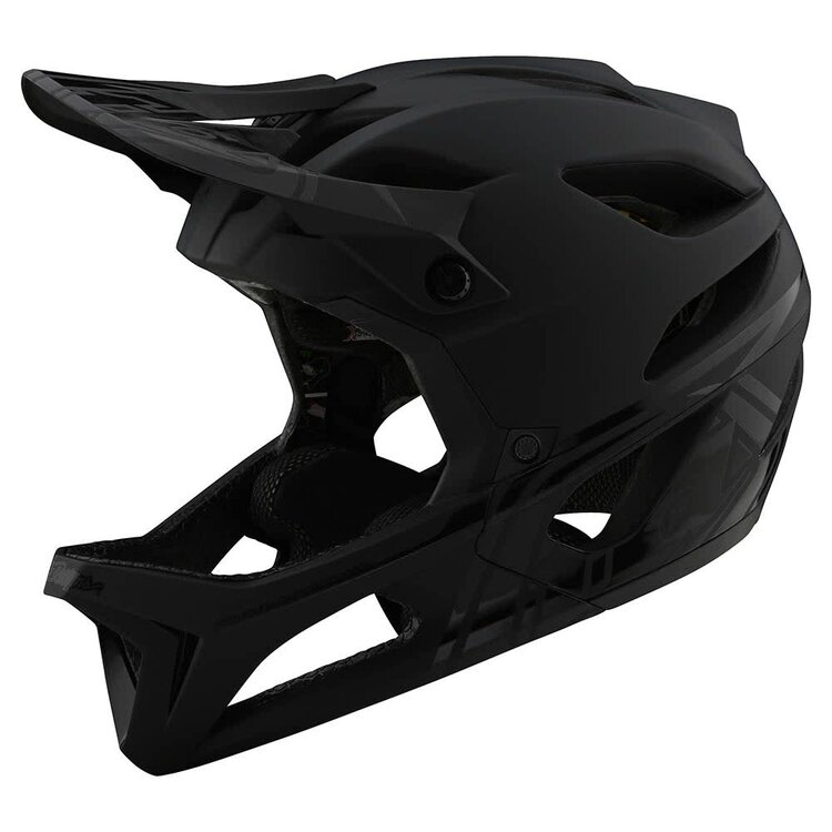 TROY LEE DESIGNS Stage Mips Helmet, Stealth Midnight XL/2X