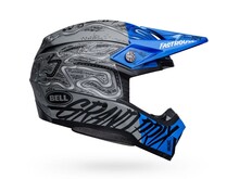 BELL MOTO-10 FH DITD 23 MATTE/GLOSS BLUE/GRAY