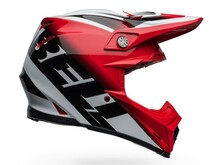 BELL MOTO-9S FLEX HELMET RAIL GLOSS RED/WHITE