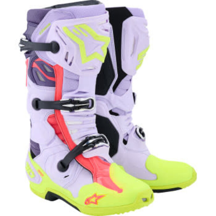 ALPINESTARS ALPINESTARS TECH 10 SUPERVENTED PURPLE/FLOYEL/DIVA PINK