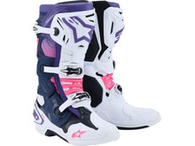 ALPINESTARS ALPINESTARS Tech 10 Boots - White/Violet/Navy/Pink FlO