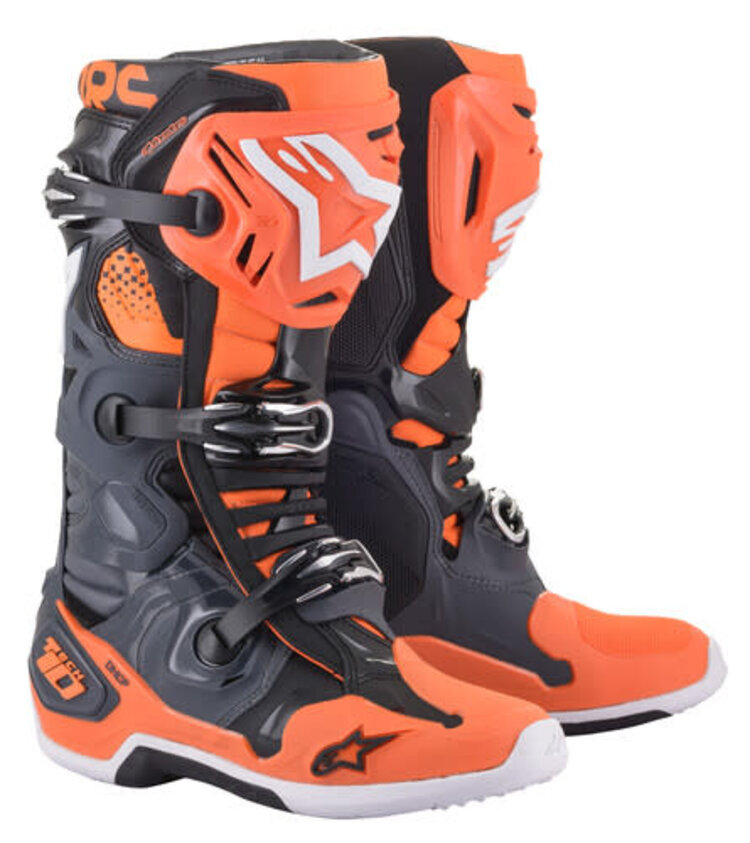 ALPINESTARS ALPINESTARS TECH 10 BOOTS COOL GREY/ ORANGE