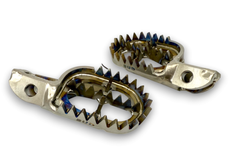 BUD RACING BUD RACING TITANIUM MX FOOTPEGS KTM 50/65 24 AND UP