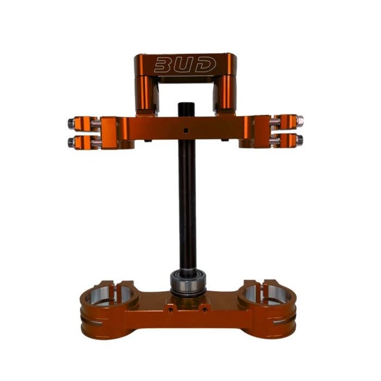 BUD RACING Complete triple clamps ORANGE Bud Racing V3 KTM 85