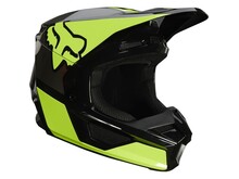 FOX RACING V1 YOUTH REVN HELMET FLO YELLOW YM
