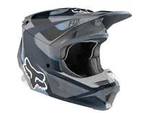 FOX RACING V1 YOUTH HELMET MOTIF BLUE/GREY YS