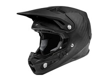 FLY RACING FORMULA YOUTH HELMET SOLID MATTE BLACK CARBON YLG