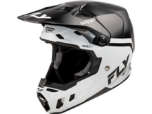 FLY RACING FORMULA YOUTH HELMET OBJECTIVE BLACK WHITE YLG