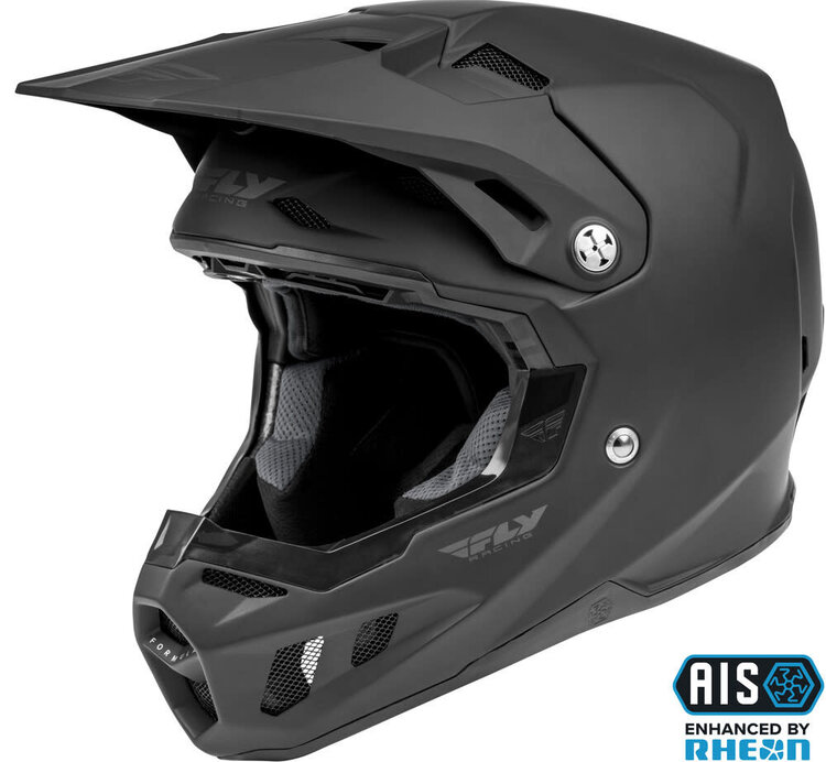 FLY RACING FORMULA CARBON SOLID HELMET MATTE BLACK CARBON SM