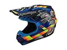 TROY LEE DESIGNS SE4 YOUTH Polyacylite HELMET Carb, Blue YMD