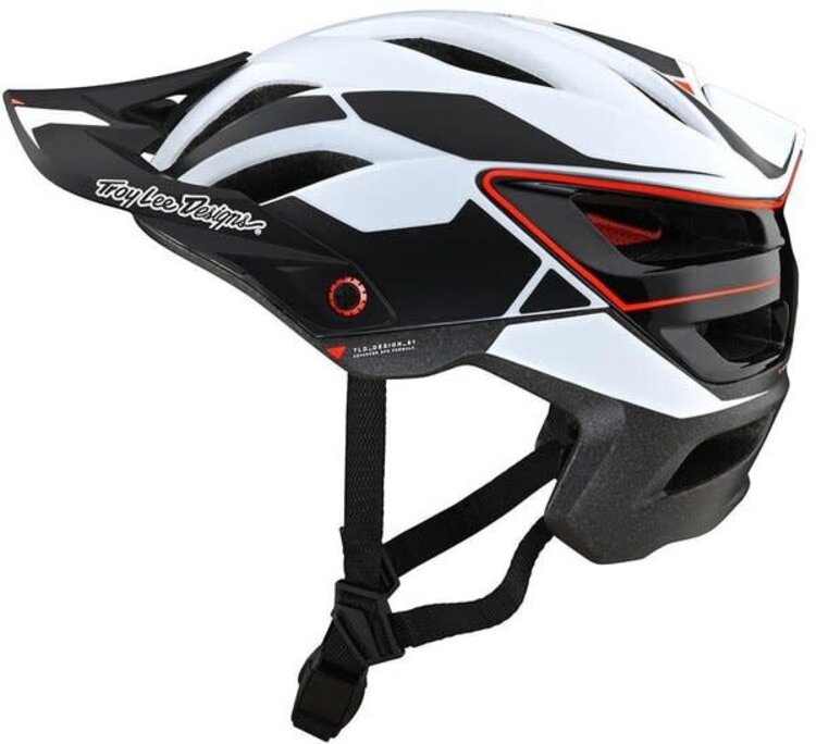 TROY LEE DESIGNS A3 MIPS HELMET; PROTO WHITE MD/LG