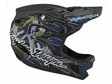 TROY LEE DESIGNS D4 CARBON HELMET EYEBALL BLUE