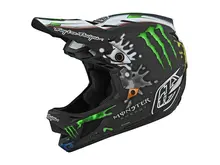 TROY LEE DESIGNS D4 Carbon Helmet Monster Zink Black