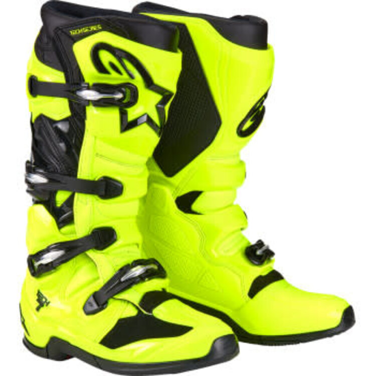 ALPINESTARS TECH 7 MX BOOTS YELLOW FLUO BLACK