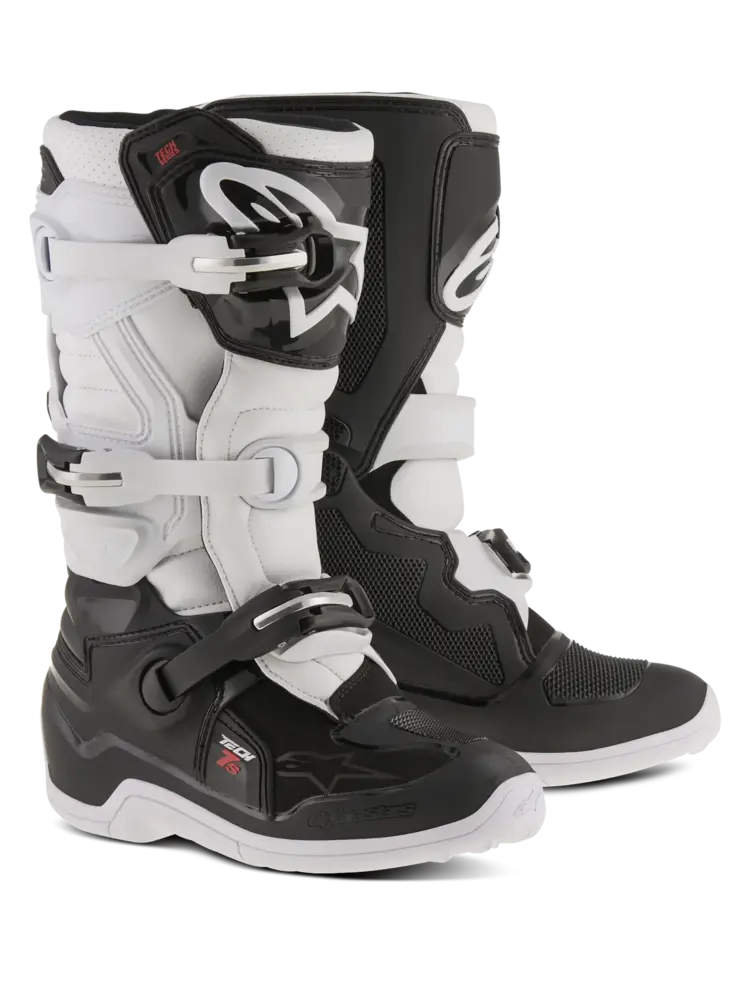 ALPINESTARS TECH 7S MX BOOTS BLACK/WHITE