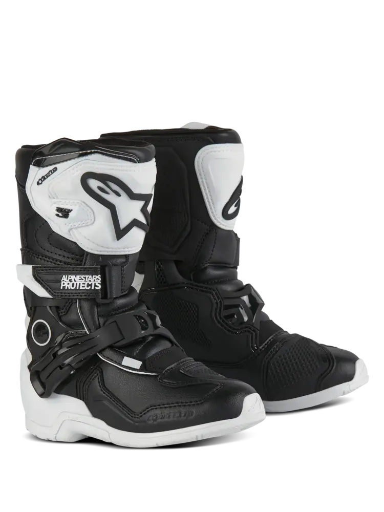 ALPINESTARS TECH 3S KIDS BOOTS WHITE/BLACK