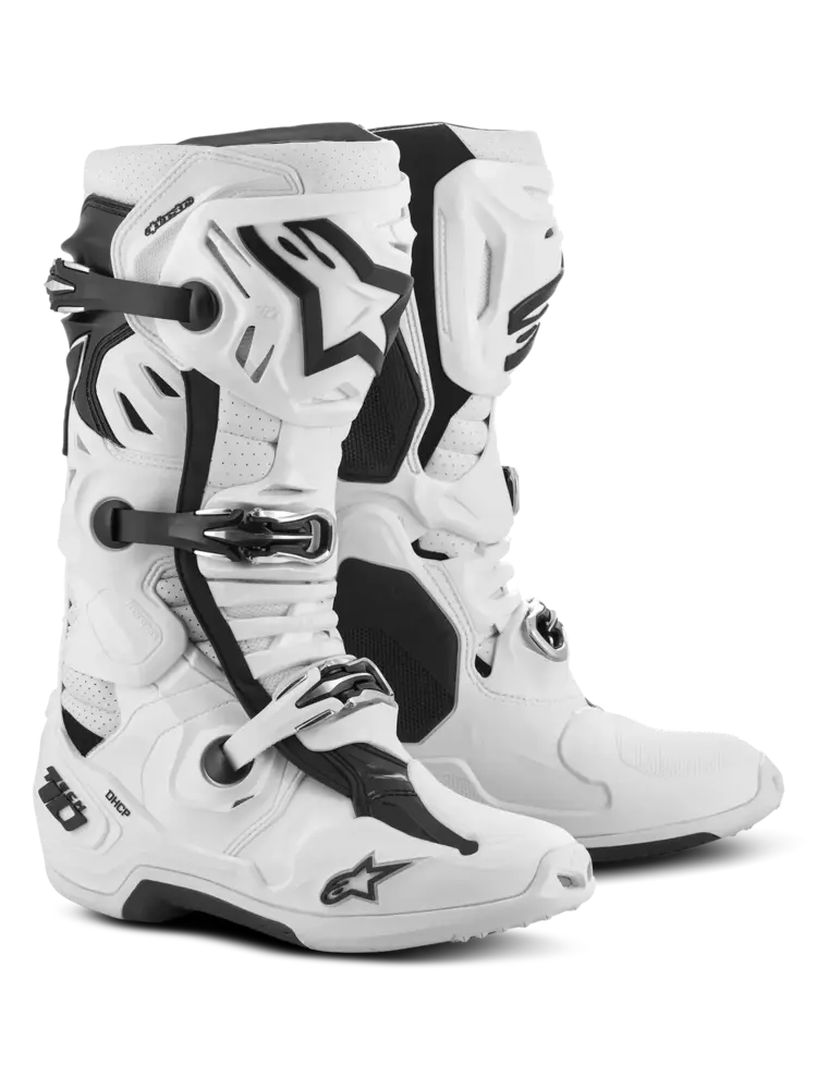 ALPINESTARS TECH 10 SUPERVENTED MX BOOTS WHITE