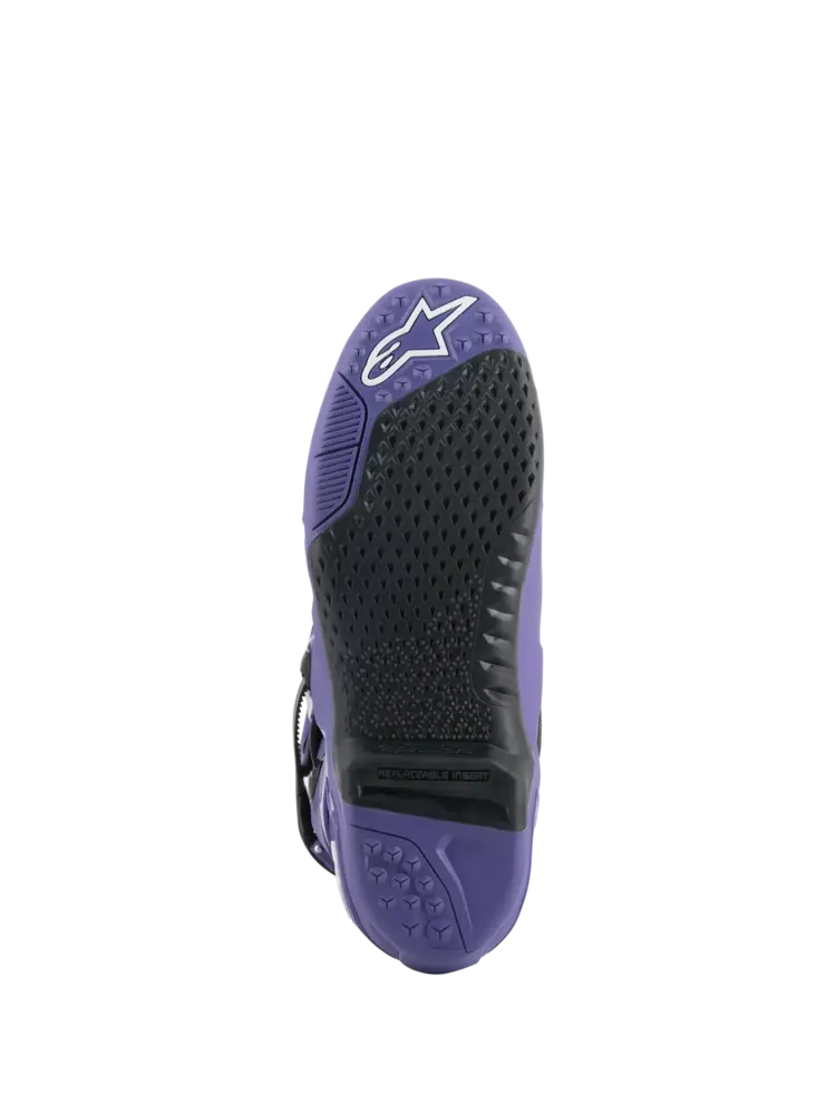 ALPINESTARS TECH 10 MX BOOTS ULTRAVIOLET/BLACK