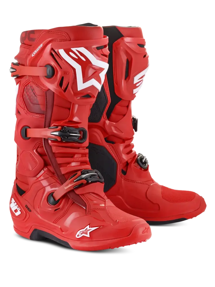 ALPINESTARS TECH 10 MX BOOTS RED