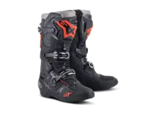 ALPINESTARS TECH 10 MX BOOTS BLACK/ RED FLUO