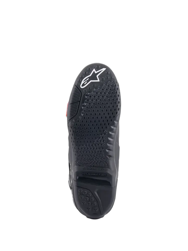 ALPINESTARS TECH 10 MX BOOTS BLACK/ RED FLUO