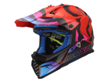 LS2 YOUTH LS2 MX437 GATE WASH GLOSS RED BLUE PURPLE