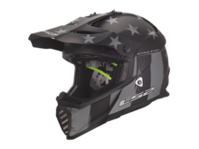 LS2 MX708 GATE II BATTLE SCAR HELMET MATTE TONAL GRAY/BLACK