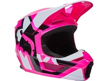 FOX RACING V1 LUX HELMET  PINK XSMALL