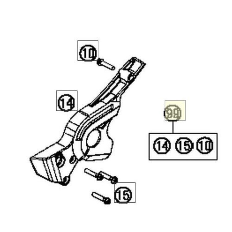 KTM / GASGAS / HUSQVARNA 46204060010 SPROCKET COVER KIT 65 SX TC MC ‘13-‘23