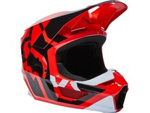 FOX RACING FOX V1 LUX HELMET  FLO RED S