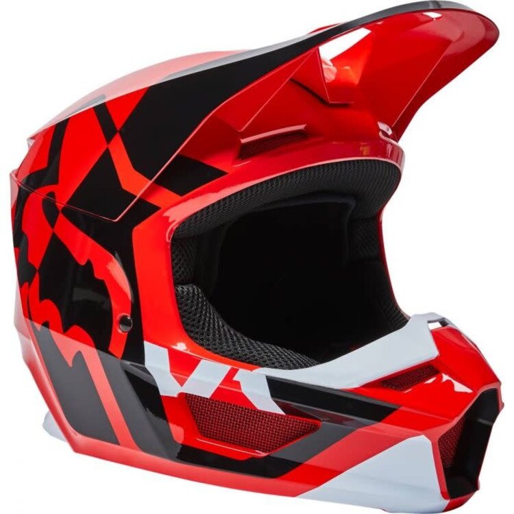 FOX RACING FOX V1 LUX HELMET  FLO RED S