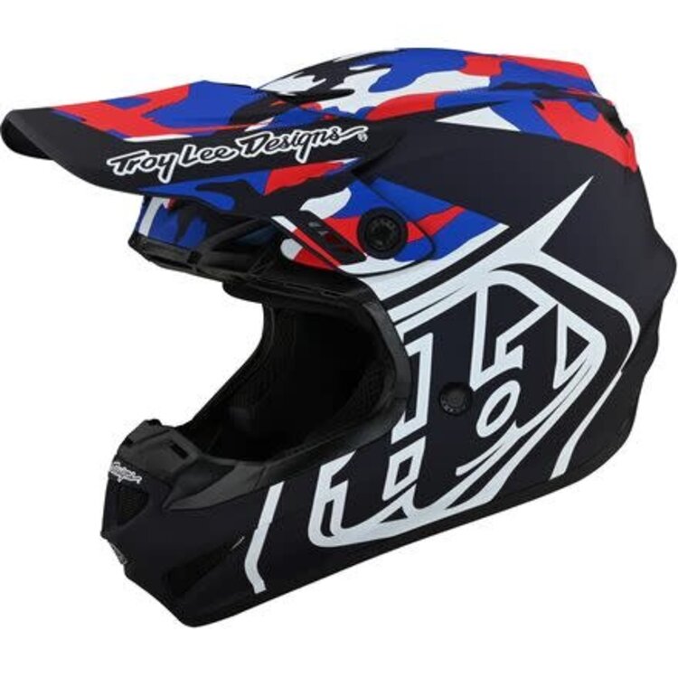 TROY LEE DESIGNS GP HELMET OVERLOAD CAMO NAVY/RED