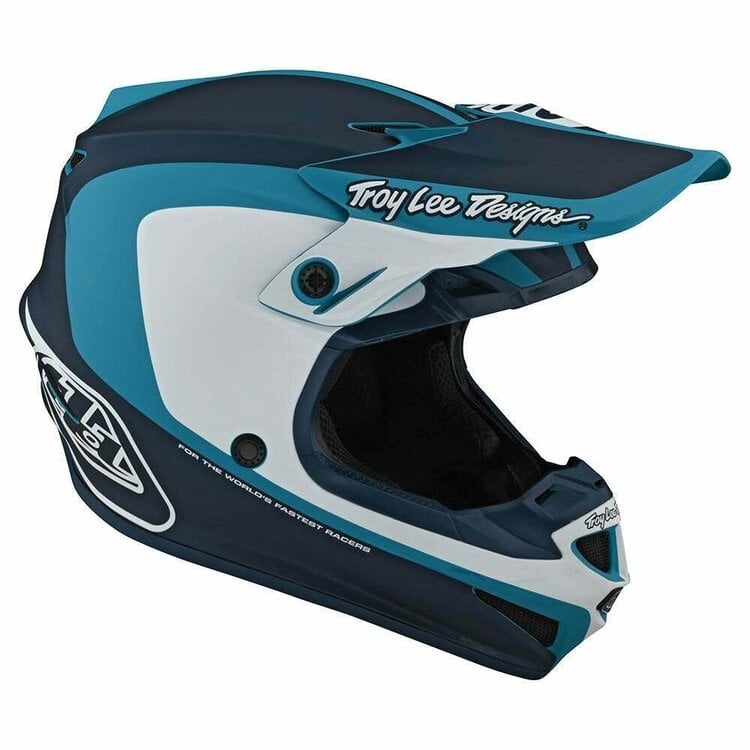 TROY LEE DESIGNS SE4 POLYACRYLITE HELMET CORSA MARINE  M