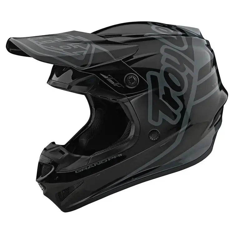 TROY LEE DESIGNS GP HELMET SILHOUETTE BLACK/GRAY