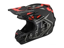 TROY LEE DESIGNS GP HELMET OVERLOAD CAMO BLACK/ROCKET RED