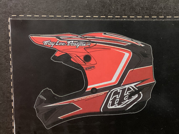 TROY LEE DESIGNS GP HELMET RITN RED