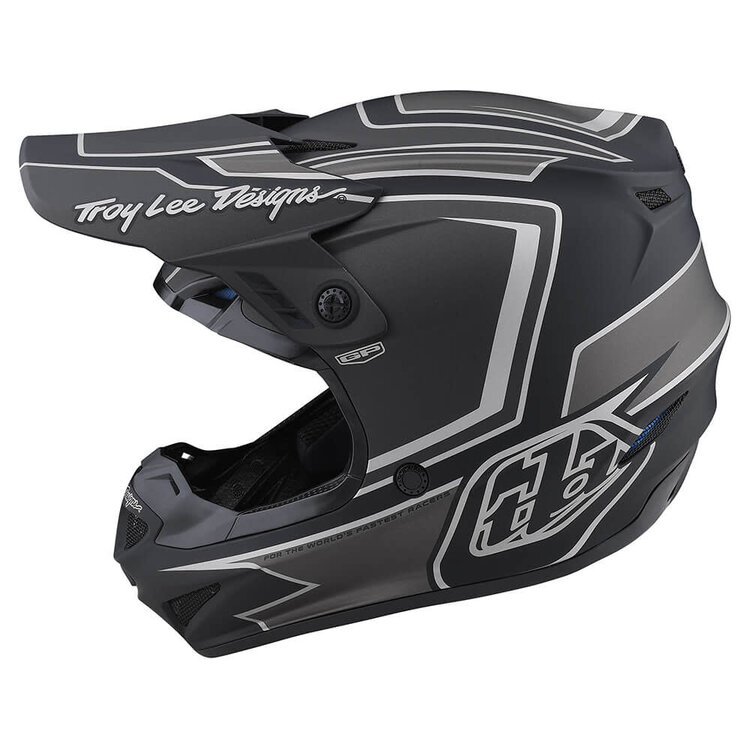 TROY LEE DESIGNS GP HELMET RITN BLACK/GRAY