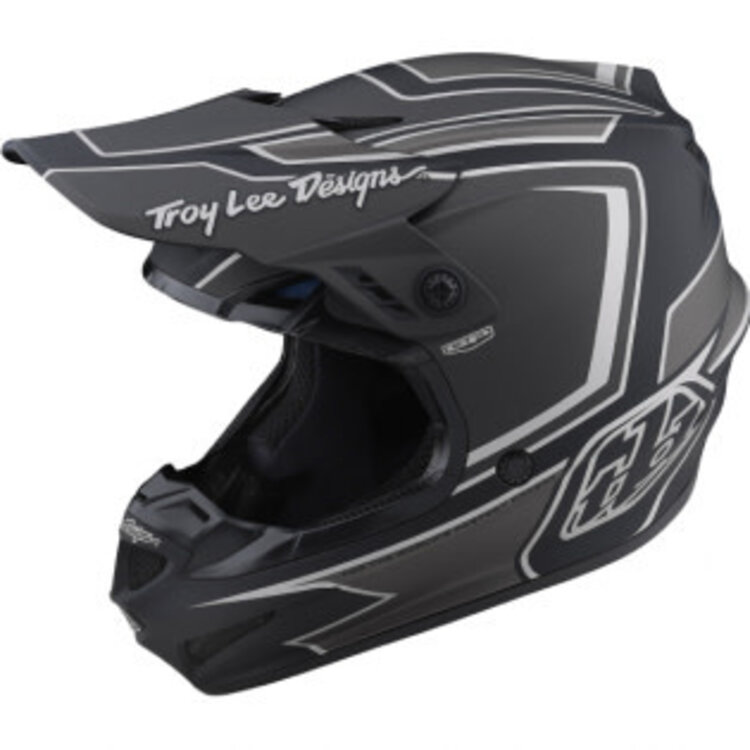 TROY LEE DESIGNS GP HELMET RITN BLACK/GRAY