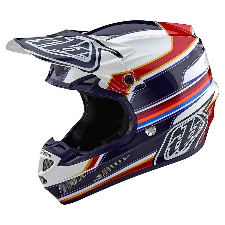 TROY LEE DESIGNS SE4 COMPOSITE HELMET SPEED WHITE/RED