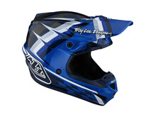 TROY LEE DESIGNS SE4 POLYACRYLITE HELMET WARPED BLUE
