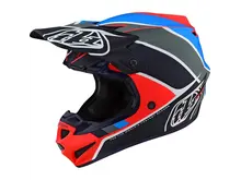 TROY LEE DESIGNS SE4 POLYACRYLITE HELMET BET ORANGE NAVY