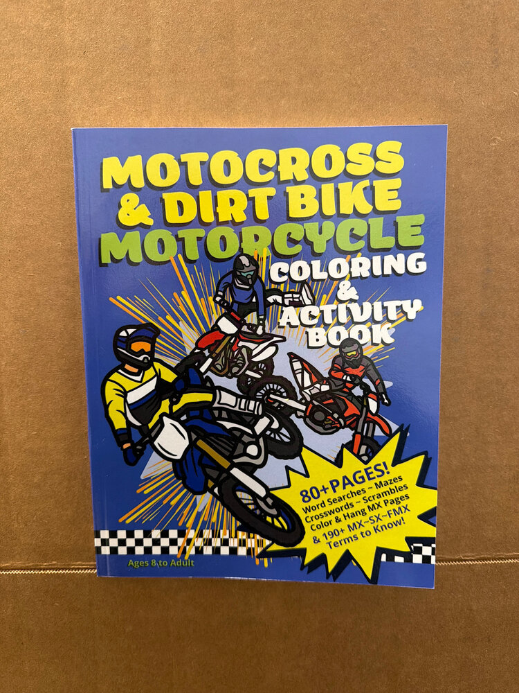 SMARTY BOOK PRESS MOTOCROSS & DIRT BIKE COLORING & ACTIVITY BOOK