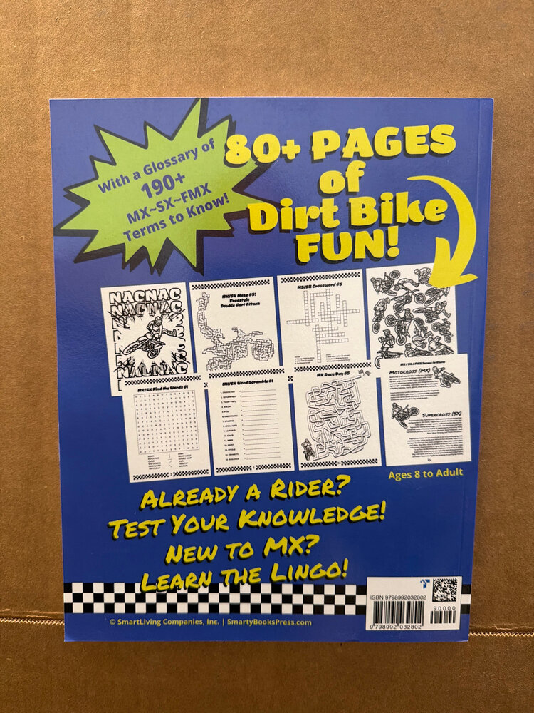 SMARTY BOOK PRESS MOTOCROSS & DIRT BIKE COLORING & ACTIVITY BOOK