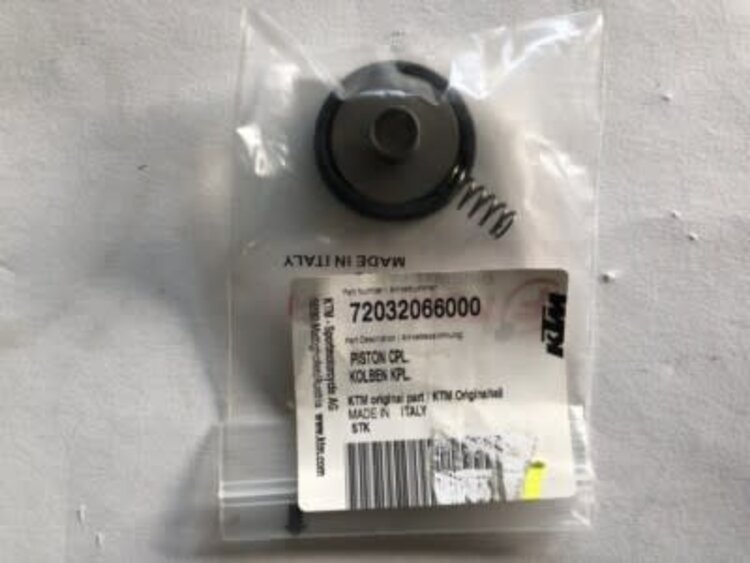 KTM / GASGAS / HUSQVARNA 72032066000 PISTON, CLUTCH CYLINDER REBUILD KIT 85 CC '21-'26